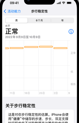 寻甸iPhone手机维修如何在iPhone开启'步行稳定性通知'