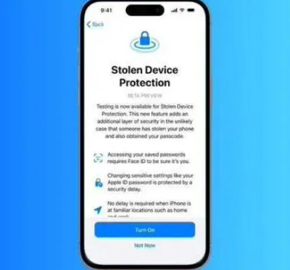 寻甸苹果授权维修店分享被盗设备保护功能开启方法 