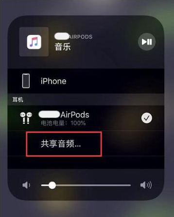 寻甸苹果14音频维修点分享iPhone14音频共享设置方法 