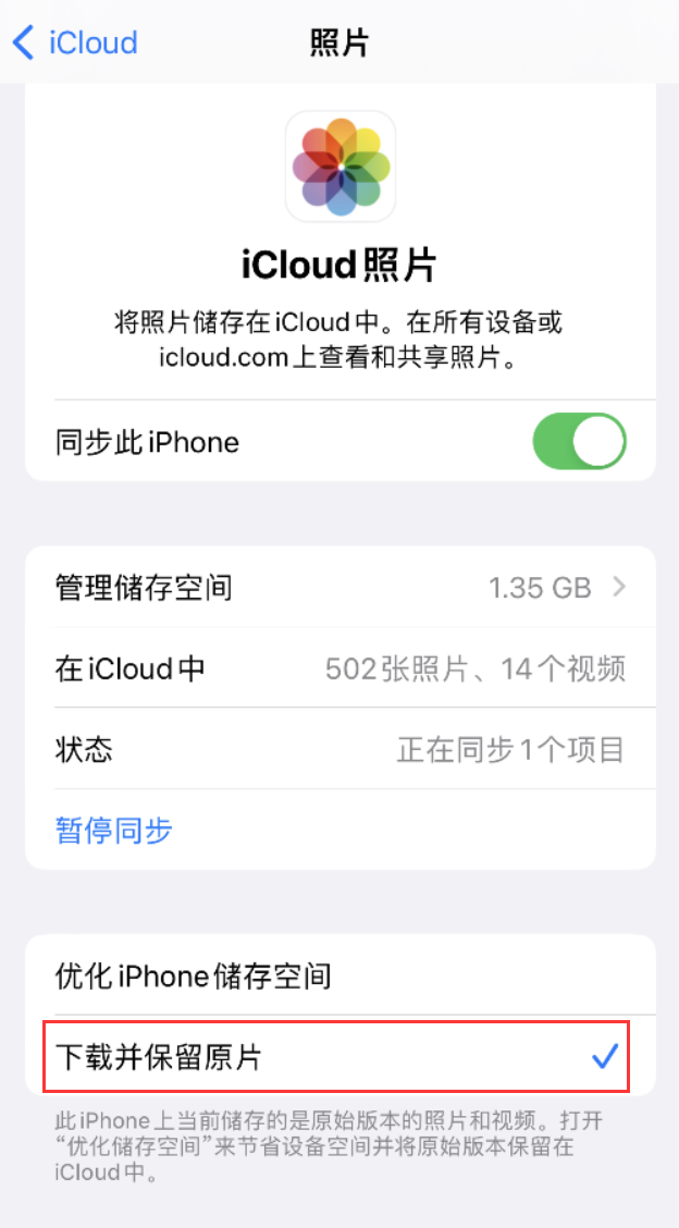 寻甸苹果手机维修分享iPhone 无法加载高质量照片怎么办 