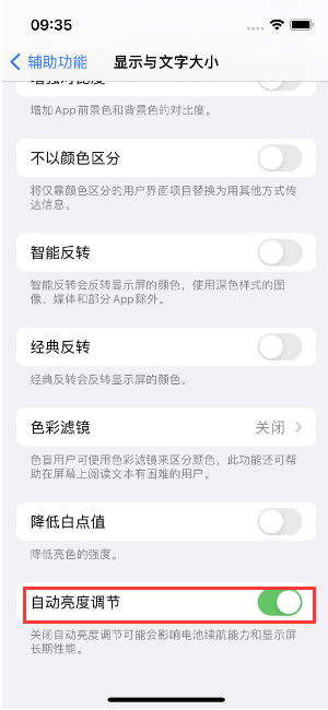 寻甸苹果15维修店分享iPhone 15 Pro系列屏幕亮度 